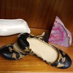 AUTHENTIC Coach Leopard Flats